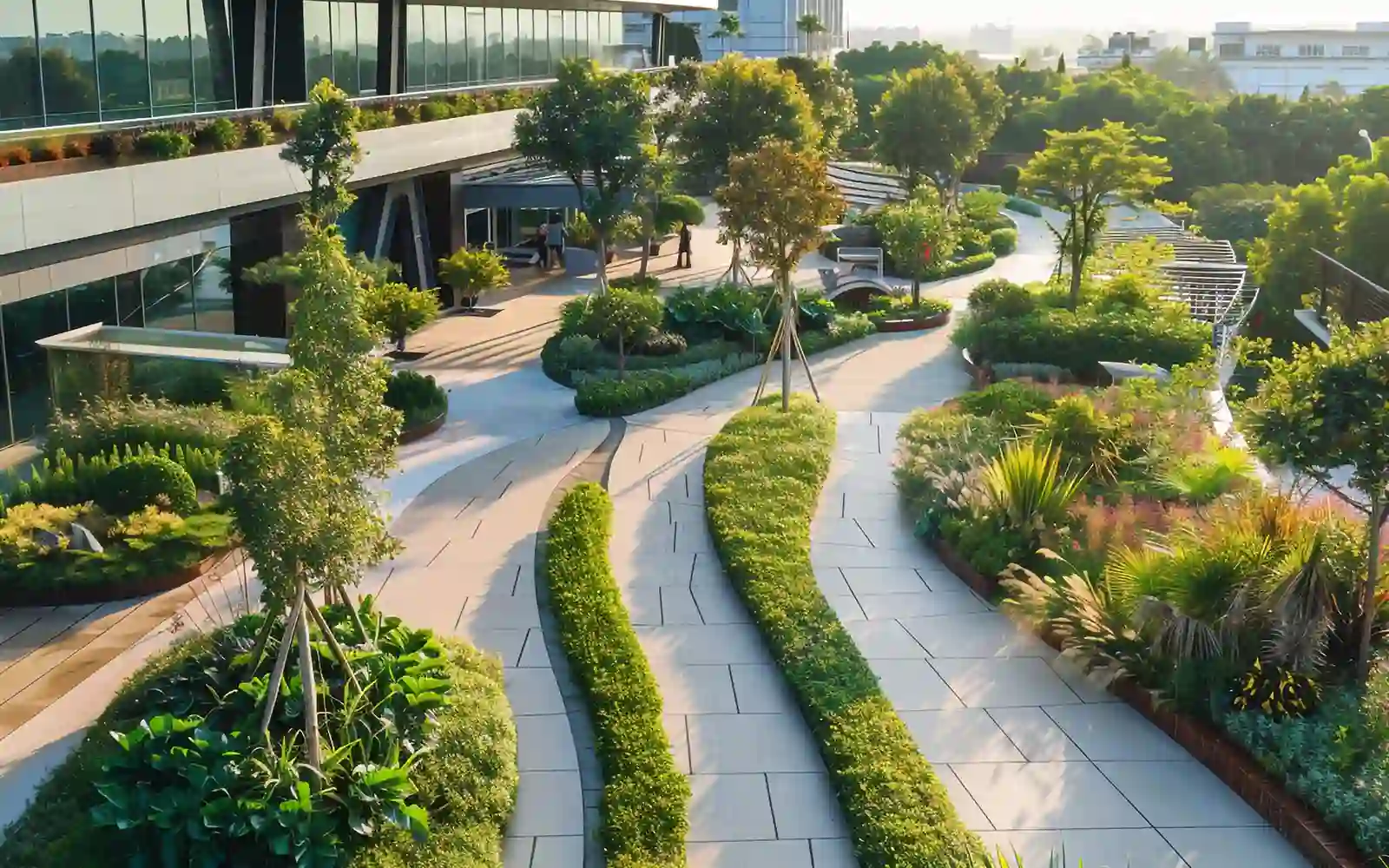 Professional landscaping by LCS Prestige Services